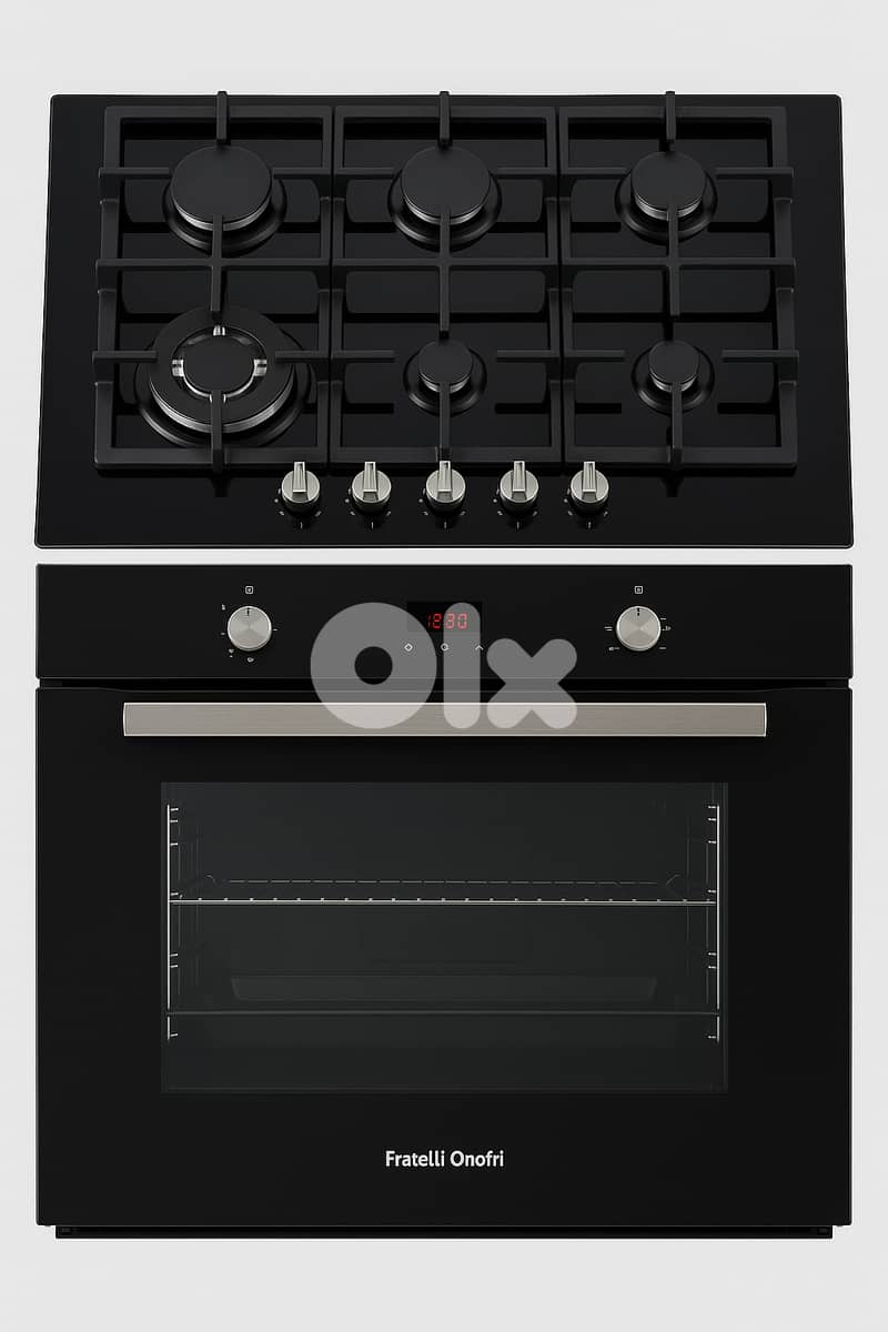 Fratelli Onofri 90cm Built-in Oven & Cooktop Set – Brand New 0
