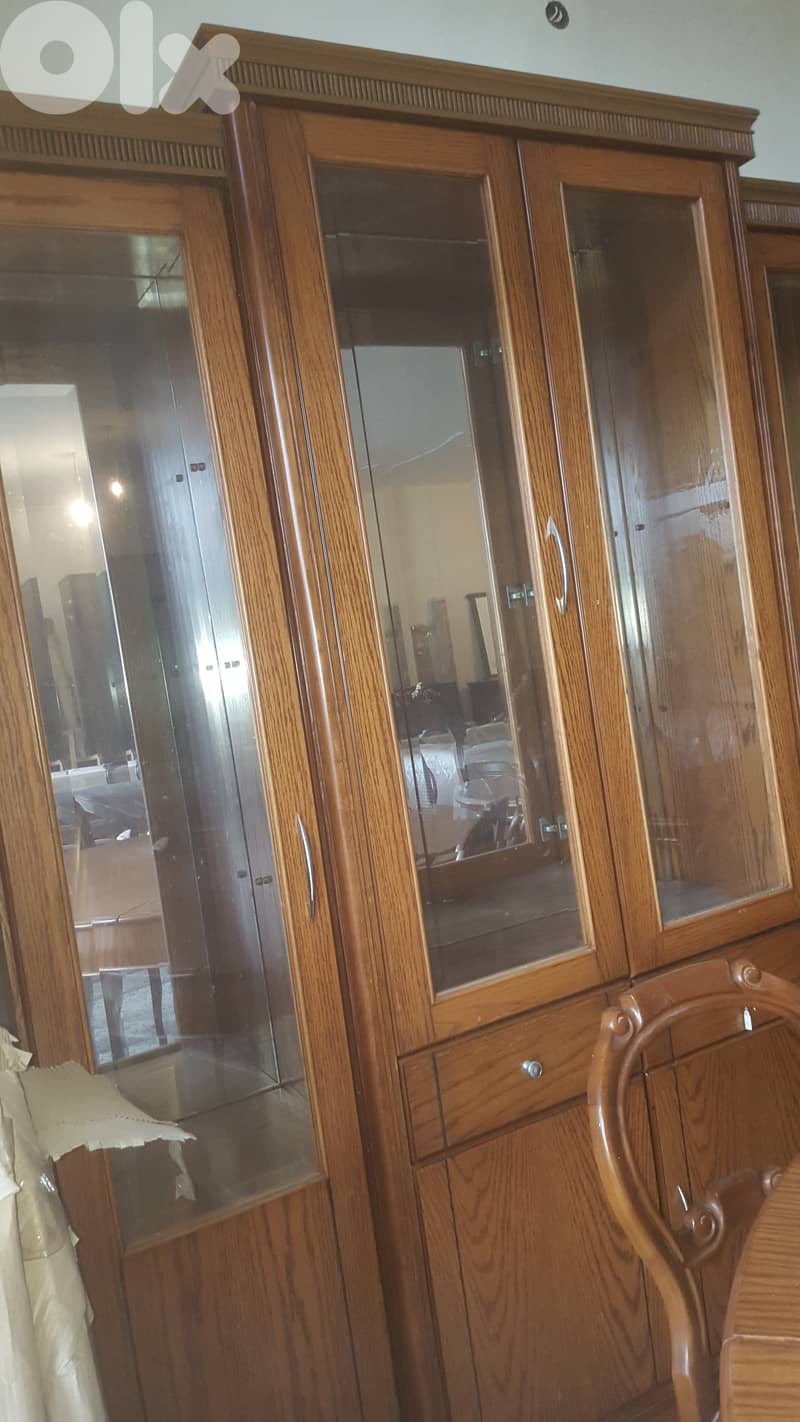 تصفية بداعي السفر Full Dining Room (New) غرفة سفرة كاملة خشب سنديان 5