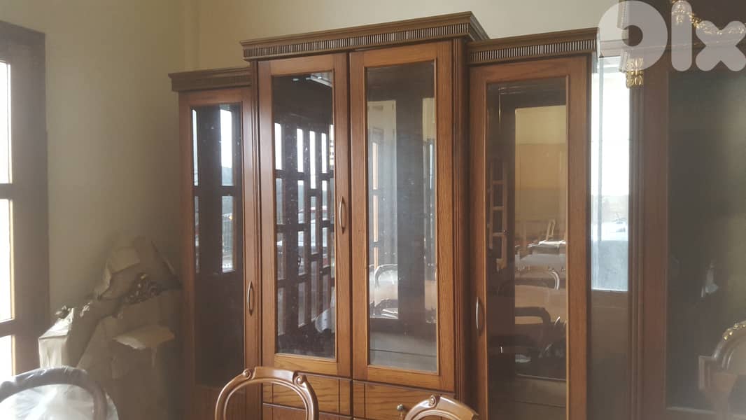 تصفية بداعي السفر Full Dining Room (New) غرفة سفرة كاملة خشب سنديان 6