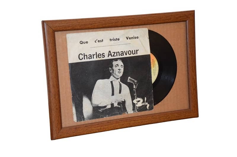 Vintage Charles Aznavour Vinyl – “Que C’est Triste Venise” 0