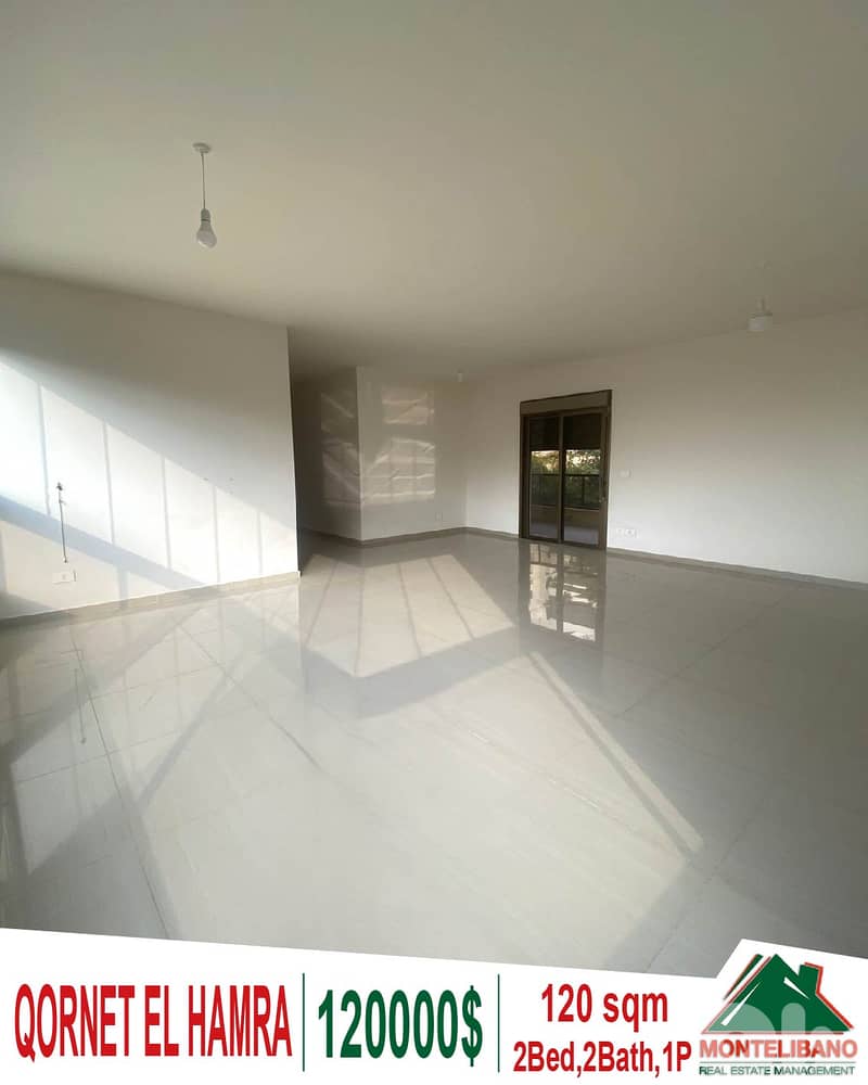 120 sqm Apartment For Sale in Qornet El Hamra (قرنة الحمراء) + View 0