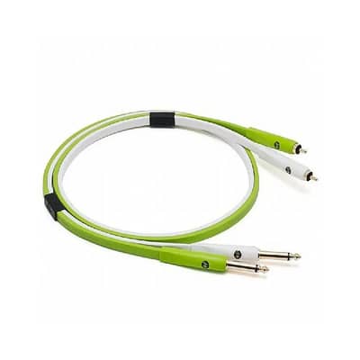 Oyaide NEO D+ RTS Class B STEREO 1/4" TS Phone to RCA Plug, 3 m