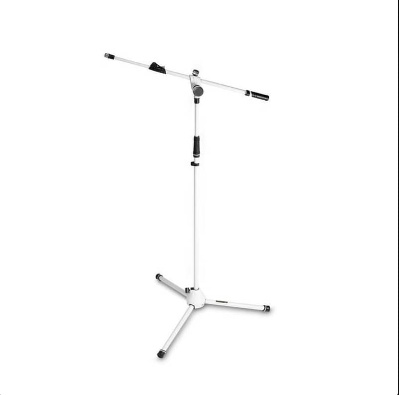 Gravity Microphone Stand with Folding Tripod Base and 2-Point Adjustme 0