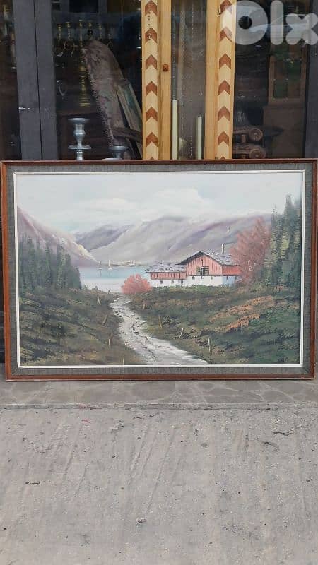 لوحة رسم زيتي اوروبية 2