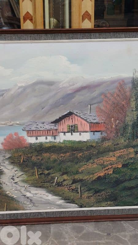 لوحة رسم زيتي اوروبية 5