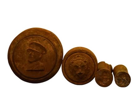 Rare Bronze Minting Die Featuring King Hussein of Jordan