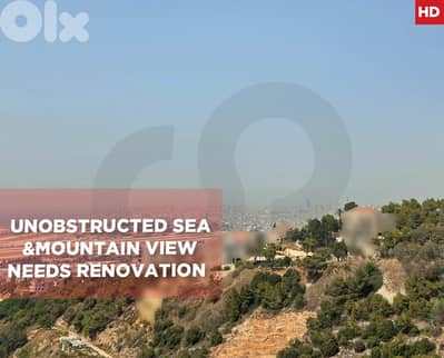 Unobstructed Sea & Mountain view- deir qoubel - Aley REF#HD124900