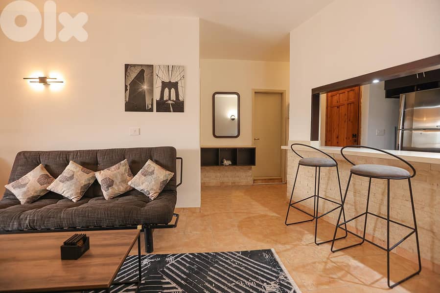 L19661 - Lovely One Bedroom Furnished Chalet For Rent in Faytroun 2