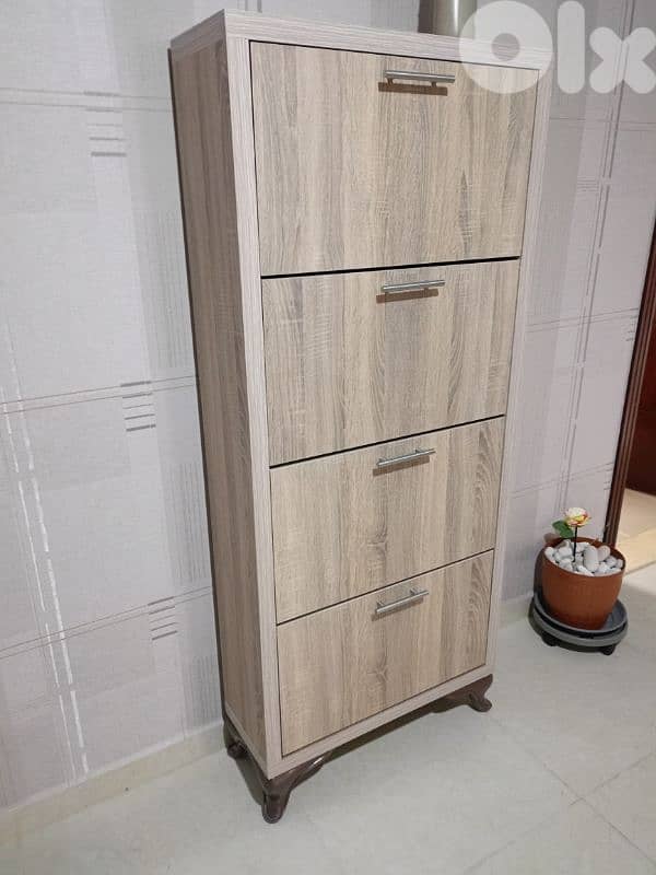 خزانه أحذية أربعة طبقات عدد 2 0