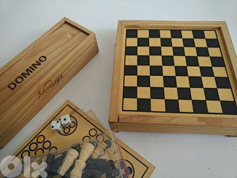 Vintage wooden multi board games - Not Negotiable 1