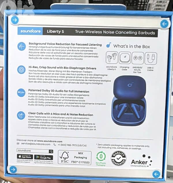 Anker Soundcore liberty 5 blue 1