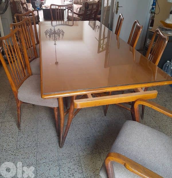 Antique Oak Dining Set – Over 60 Years Old Solid oak, 0