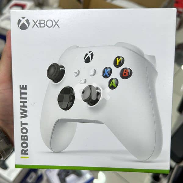 Xbox joystick robot white 0