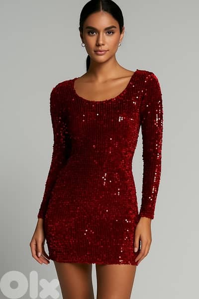 High quality red dress