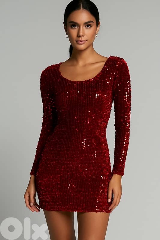 High quality red dress 0