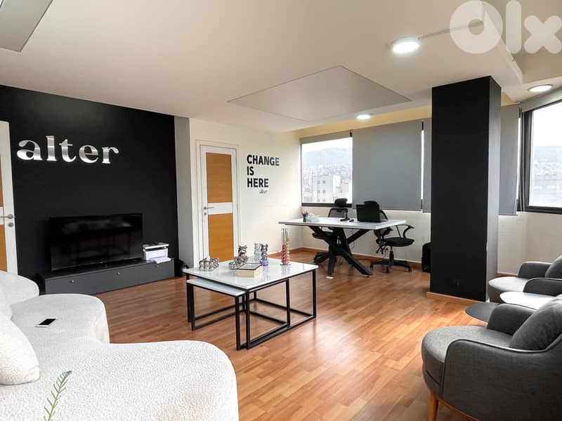 Modern Unfurnished Office for Rent – Boulevard Sin ElFil مكاتب للإيجار 0