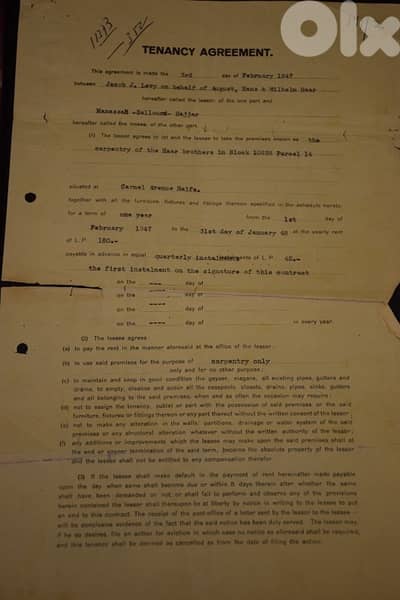 1946–1947 British Mandate Palestine Documents