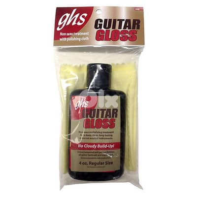 GHS A98 Guitar Gloss – 4oz Bottle + Flannel Polishing Cloth