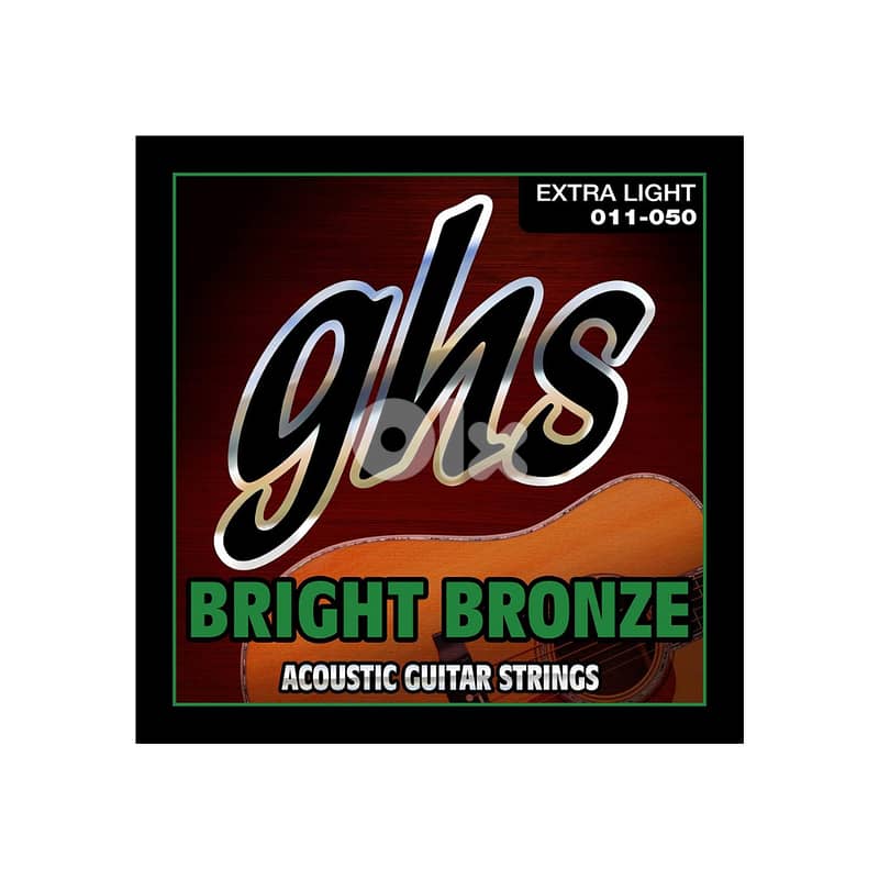 GHS Bright Bronze 80/20 BB20X Acoustic Guitar Strings, Extra Light (11 0