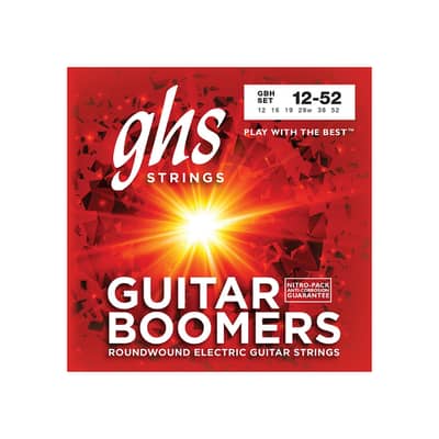 GHS GBH Boomers Roundwound Heavy Electric Guitar Strings (12-52)