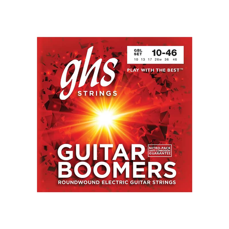 GHS GBL Guitar Boomers Electric Guitar Strings, Light (10-46) 0