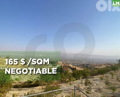 Exceptional Land for Sale in Zahle – Villa Zone REF#LM128281