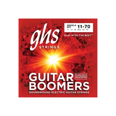 GHS Boomers GBZWLO Electric Guitar Strings (11-70)