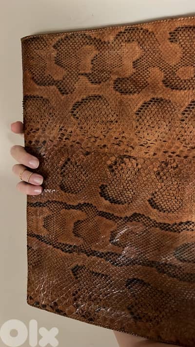 GENUINE PYTHON LEATHER PORTFOLIO