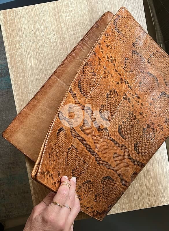 GENUINE PYTHON LEATHER PORTFOLIO 4