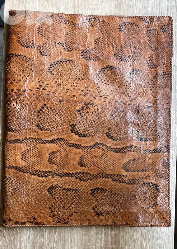 GENUINE PYTHON LEATHER PORTFOLIO 9