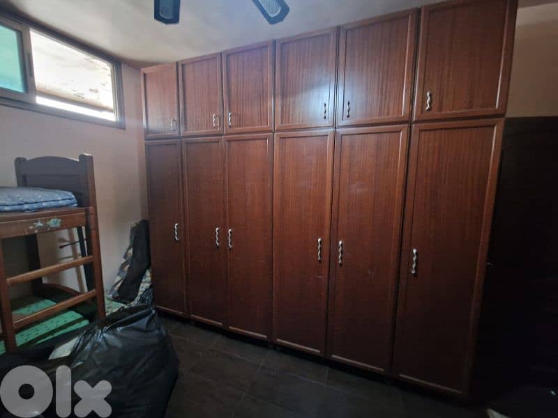 خزانة طابقين حجم كبير  صناعة متينة يدوي 0