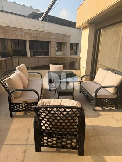 outdoor furniture set used dor gardens and balconies