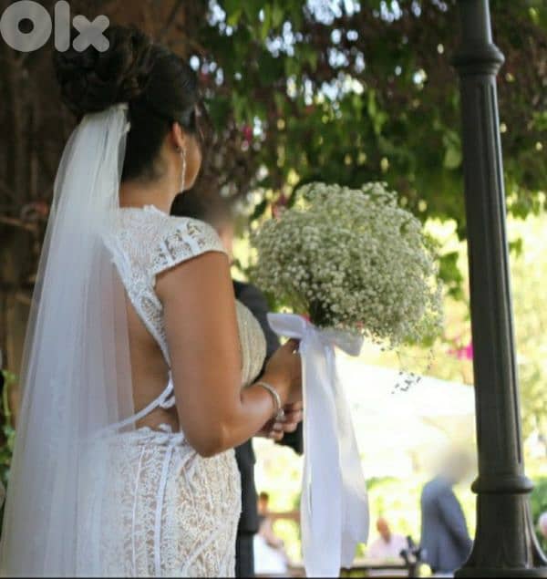 Wedding Dress & Veil & Head piece 1