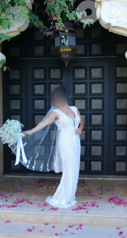 Wedding Dress & Veil & Head piece 4