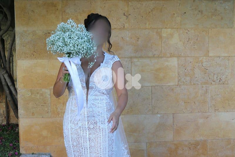 Wedding Dress & Veil & Head piece 6