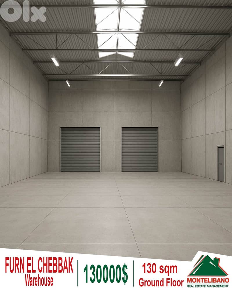 130 sqm Warehouse For Sale in Furn El Chebbak (فرن الشباك) 0