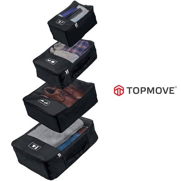 TOPMOVE - Lugguage Organisers Labelled (Limited Quantity) 0