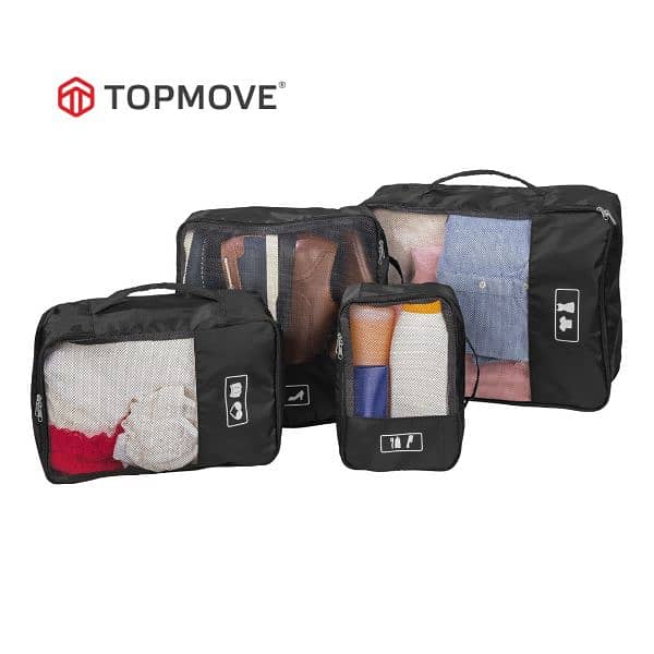 TOPMOVE - Lugguage Organisers Labelled (Limited Quantity) 2