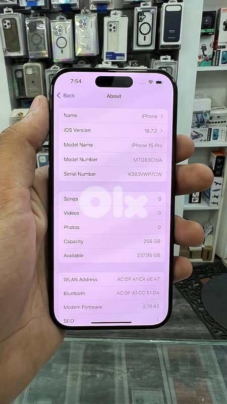 15 pro 256g like new batterie health 90% 3