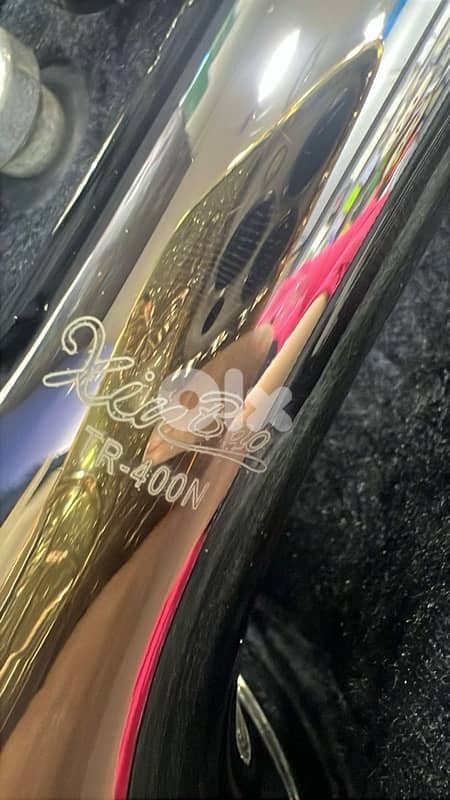 Trumpet Bb silver color almost new 1