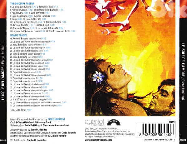Le Isole Dell'Amore ( RARE LIMITED EDITION ) 1