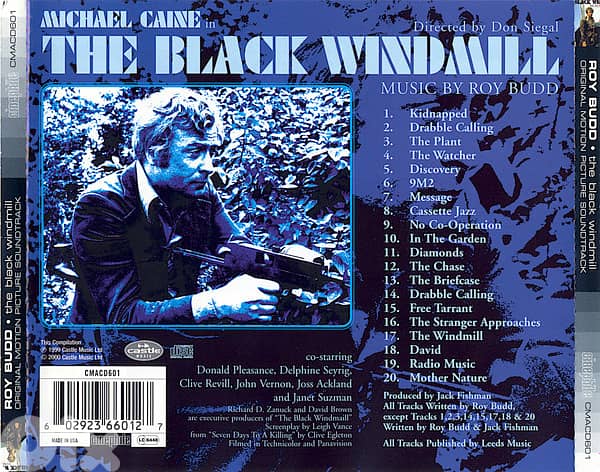 Roy Budd – The Black Windmill (RARE CD ) 1