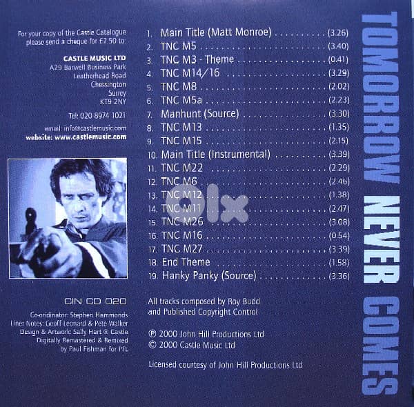 Tomorrow Never Comes (RARE CD ) 2