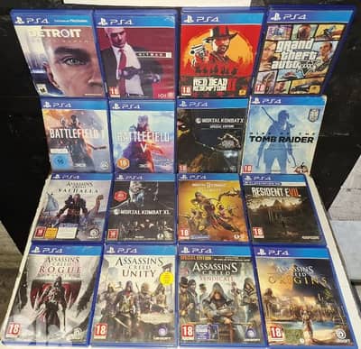 Used PS4 games. check description for more information