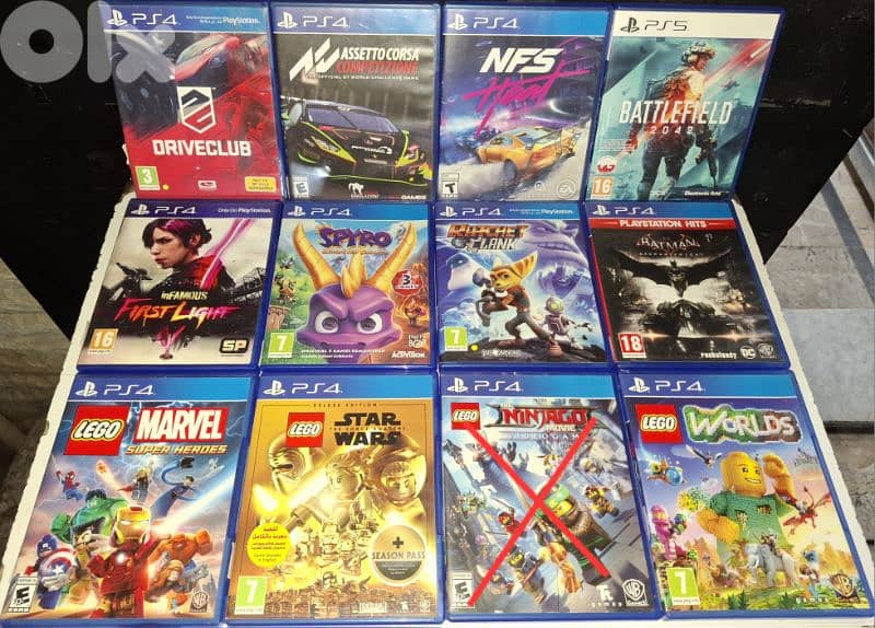 Used PS4 games. check description for more information 1