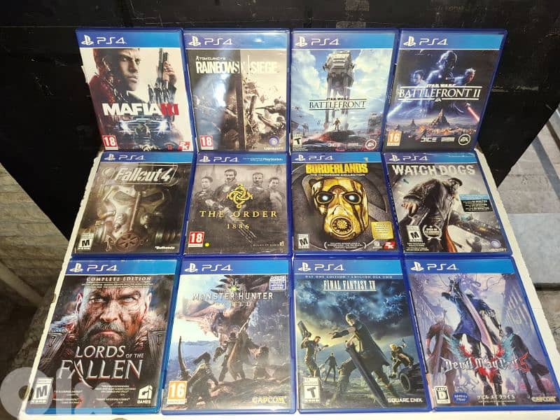 Used PS4 games. check description for more information 3