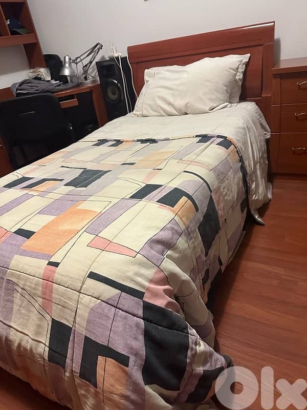 Single Bed with Storage + Mattress 3