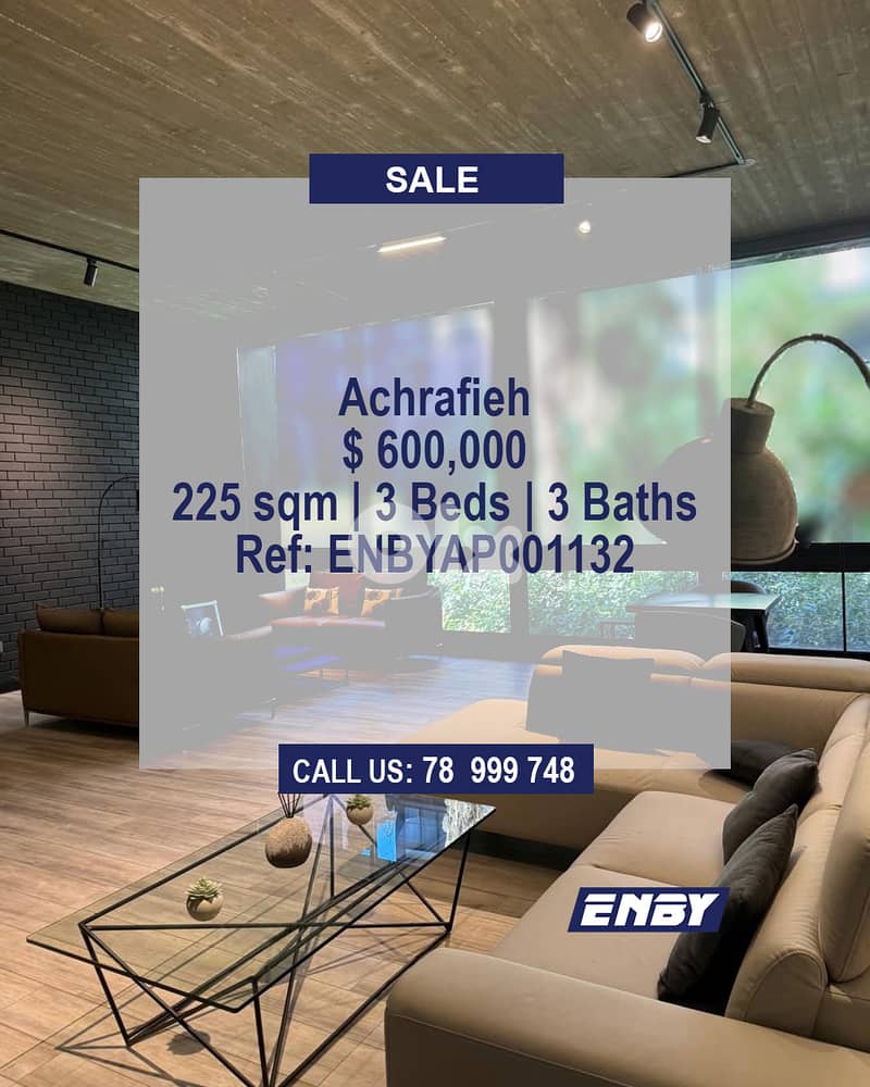 Apartment for Sale in Achrafieh | Prime Location | New Building 0