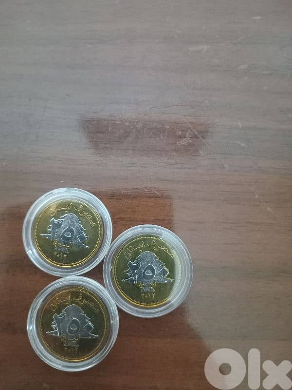 Lebanon 2012 lucky coin 250 1 piece for 10$ 1