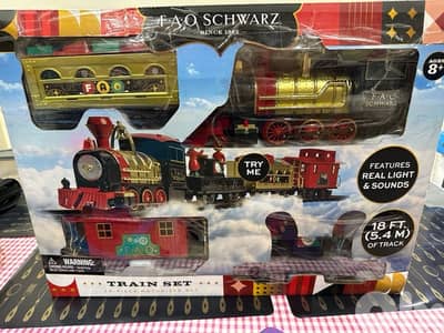like new Christmas train , with all rails and moving parts